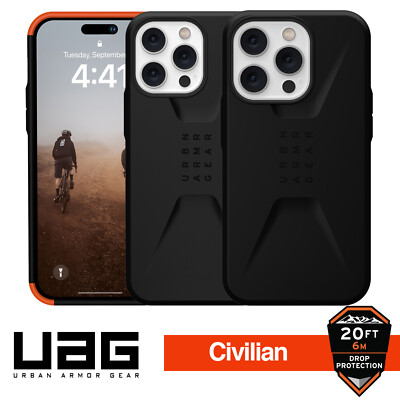 Urban Armor Gear (UAG) iPhone 14 Pro & Pro Max Hülle Civilian Tough - Schwarz
