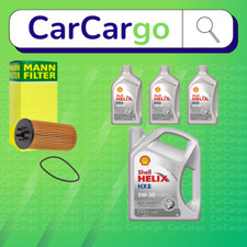MANN Service Kit Fit Audi A6 RS6-quattro Petrol 2002-2005 Filter Shell Oil