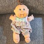 Cabbage Patch Kid Doll Play Along 2004 Short Brown Cornsilk Hair Baby Bean Butt