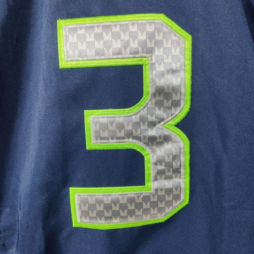 Nike Seattle Seahawks Russell Wilson On Field Stitched Jersey Blue 44 - Picture 5 of 14