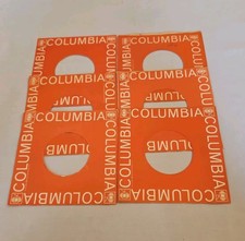 45 RPM 7" RECORD SLEEVES CO. SLEEVE 6 PACK SEE PHOTO Columbia Records SLV391 