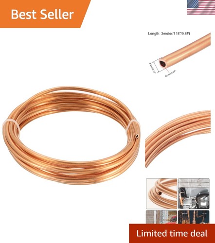 9.8 Ft Soft Coil Copper Tubing - High Efficiency HVAC Refrigeration Solution