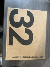 Amber LED Light-Up Strips, 32-Foot Long Strip, RGB LED Lights