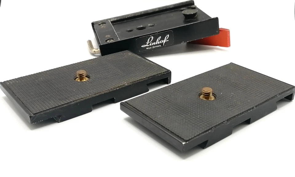 🎦👀🌟N MINT🌟 Linhof Quickfix Tripod Quick Release Adapter 10x5cm From JAPAN - Image 4 of 4