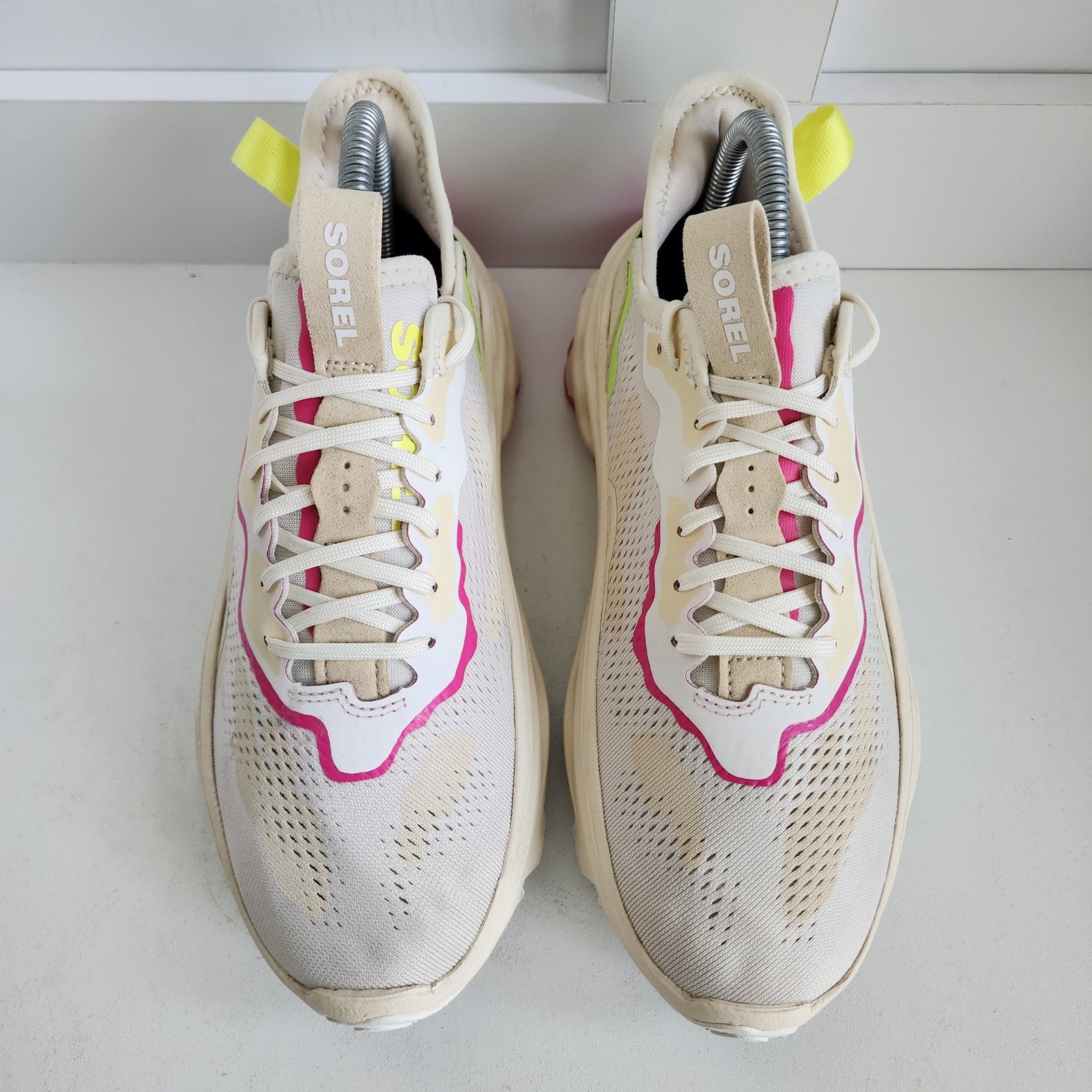 Sorel Kinetic Breakthru Day Lace Chalk Fuchsia Fizz Sneakers Womens 8 - Sold Out image 2