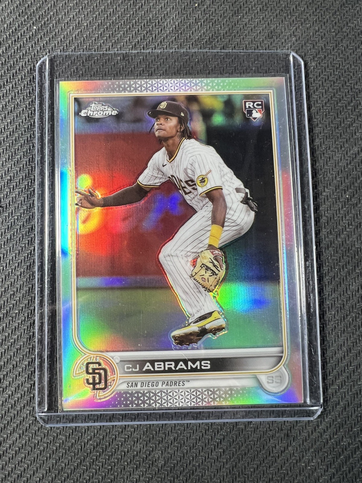 2022 Topps Chrome Update CJ ABRAMS Rookie Refractor USC3 - #66/299