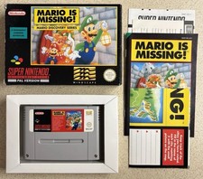 MARIO IS MISSING SUPER NINTENDO SNES