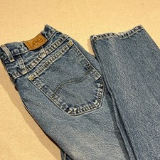 Lee Mom Jeans Women's Vintage Light Wash Straight Leg Denim Pants Size Unknown