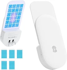 The Ultimate Indoor Bug Zapper: 3-in-1 Fruit Fly Trap with 5 Sticky Glue Cards