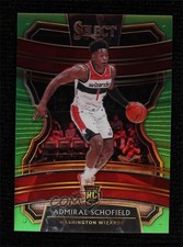 2019-20 Panini Select Concourse Neon Green Prizm 47/75 Admiral Schofield #6 2l4