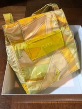 [GUC] Borsa tote bag Emilio Pucci gialla con stampa geometrica borsa...