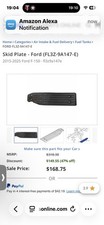 Usedoem Ford Fuel Tank Skid Plate Fl3z-9a147-c F-150 W 36 Gallon Tank 2015-2023 Usedoem Ford Fuel Tank Skid Plate Fl3z-9a147-c F-150 W 36 Gallon Tank 2015-2023