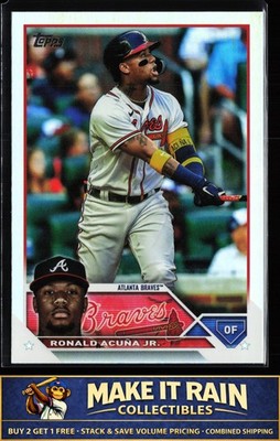 Ronald Acuña Jr. 2023 Topps Series One Rainbow Foil #150 Atlanta