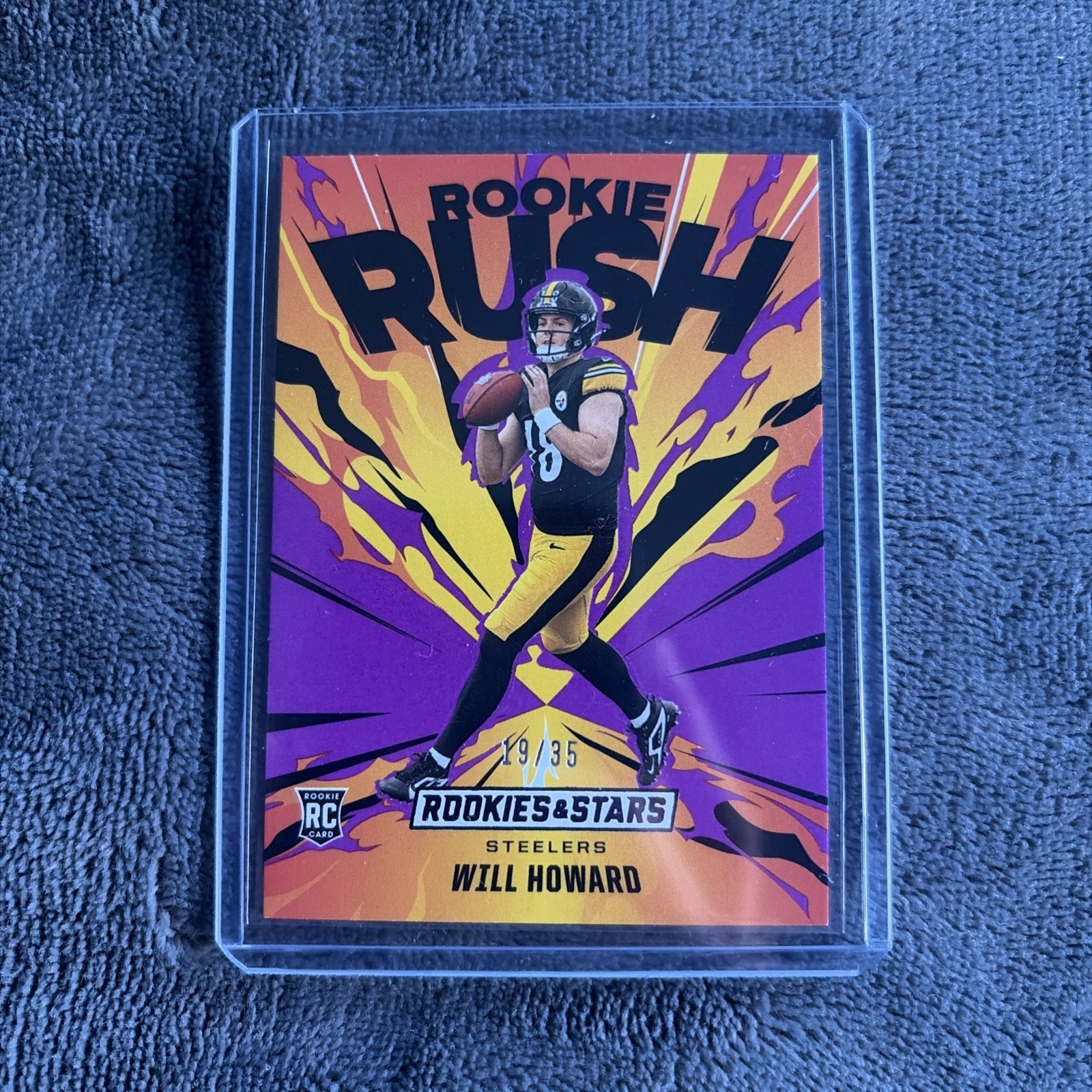 2025 Panini Rookies & Stars - Rookie Rush Will Howard #13 Purple /35 (RC)