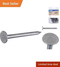 Galvanized Roofing Nails 1 Inch Pack of 100 for Roofing Projects