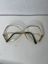 Vintage Eye Glasses Amazing Shape Gold Tone Large Area Coverage Bifocal Retro