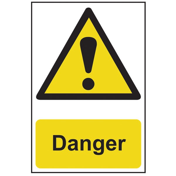 Scan Danger - PVC 200 x 300mm