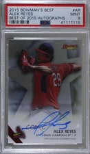 2015 Bowman's Best Best of 2015 Auto Alex Reyes #B15-AR PSA 9 MINT Auto 8d2