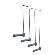 Universal  PDR INOX 2-Piece 360° Rotating Paintless Dent Repair Rod Set – 10mm