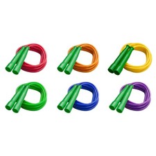 Champion Sports 10 Foot Licorice Jump Rope for Fitness, Assorted Colors - Speed