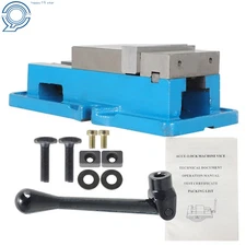 3" Bench Vise Lockdown Vise CNC Milling Drilling Machine Clamp Vice Precision
