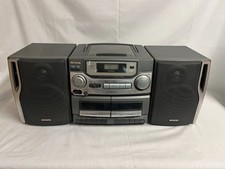 Vintage 1998 Aiwa CA-DW420U CD Carry Component System Double Cassette