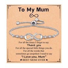 Christmas Gift Best Mom Infinity Bracelet Gifts For Mum Mom Mummy Mam Present UK