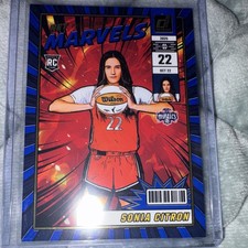 Panini Donruss WNBA Net Marvels Rookie Press Proof Blue Sonia Citron #4
