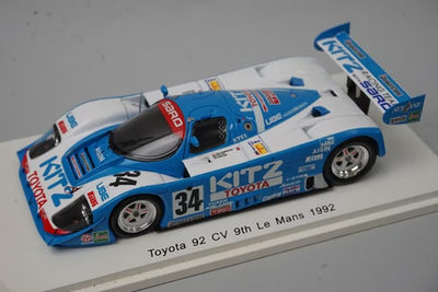1:43 Spark S2367 Toyota 92CV Le Mans 9th 1992 #34 | eBay
