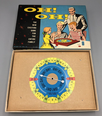 Oh Oh Board Game Albert Toy Company New York Rare Vintage