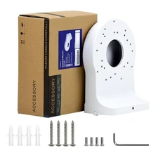 Wall Mount Bracket Waterproof Aluminum For Turret Eyeball IP PoE Camera Metal