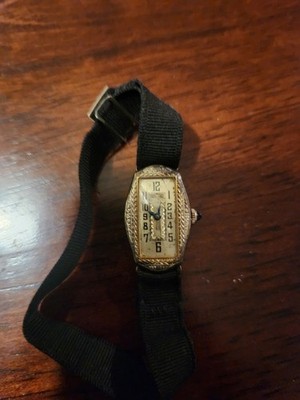 2 Bulova Watches 1920s Women's 10k Rolled Gold and 1950's Mens,  Needs Repair