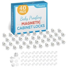 Magnetic Cabinet Locks for Babies Childproofing Set