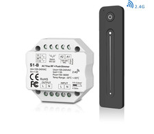LED Dimmer 220V 230V Wireless RF Remote Control AC Triac Lamp push  Dimmer 2.4G