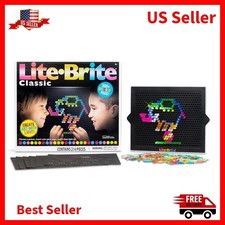 Lite-Brite Classic Retro Toy   Create Art with Light, STEM Learning, Creative Fu