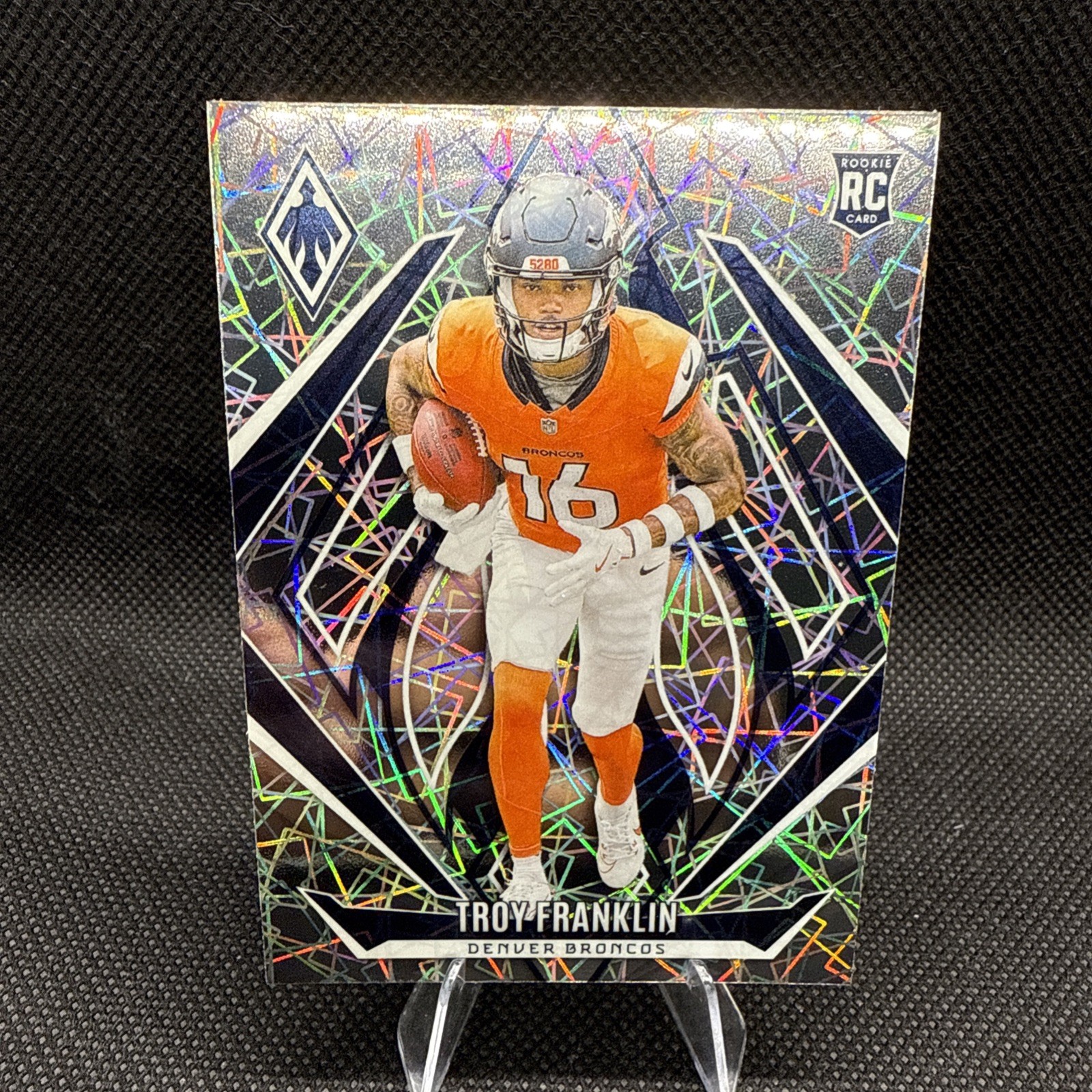 2024 Panini Phoenix - Rookies Troy Franklin - #244 Lazer (RC) - Broncos