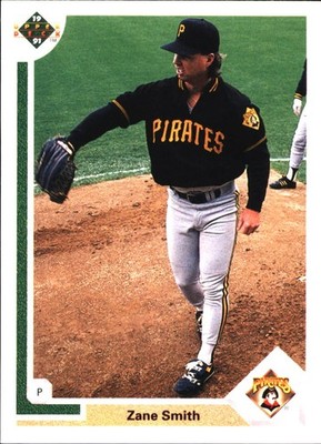 1991 Upper Deck Zane Smith #759 Pittsburgh Pirates FREE SHIPPING