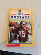 1991 Scholastic Joe Montana San Francisco 49ers Sports Shots Collector's Book