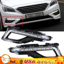 For Hyundai Sonata 2015 2016 2017 Led Drl Daytime Running Lamps Fog Lights