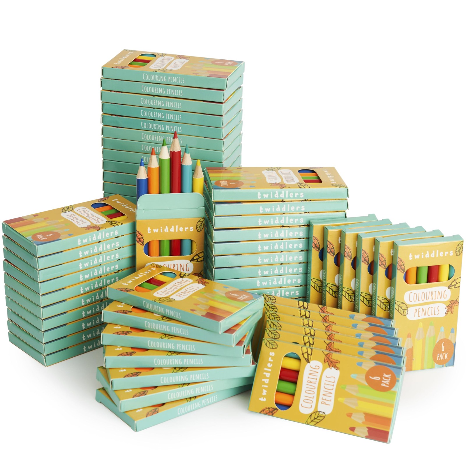 Crayons de couleur mini en lot de 360 pièces pour loisirs créatifs