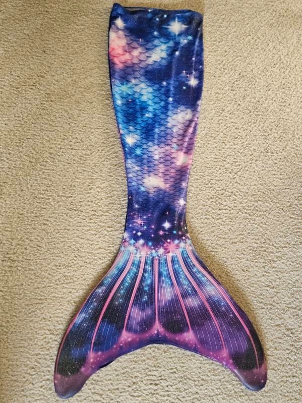 Fin Fun Starter Mermaid Tail & Monofin for Swimming - purple