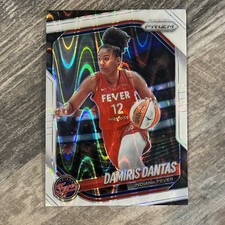 2025 Panini Prizm WNBA Damiris Dantas White Seismic Prizm #42 Fever