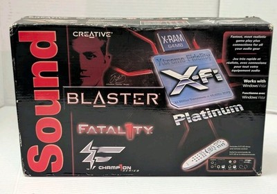 Creative Sound Blaster X-Fi XTreme Gamer Fatality Pro Series Missing Remote 