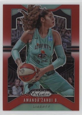 2020 Panini Prizm WNBA Red Prizm 47/275 Amanda Zahui B #88 12zm