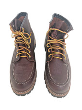 RED WING ROUGHNECK MENS LEATHER BOOTS, US 10 ...
