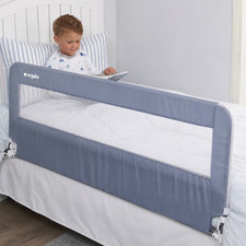 Regalo Extra Long Hideaway Metal Bedrail, Gray Baby/Toddler Safety Bed Rail