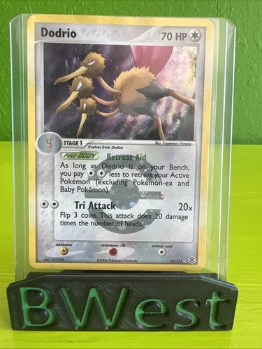 Dodrio MP HP EX FireRed & LeafGreen Reverse Holo Rare 21 Pokemon Card 21/112