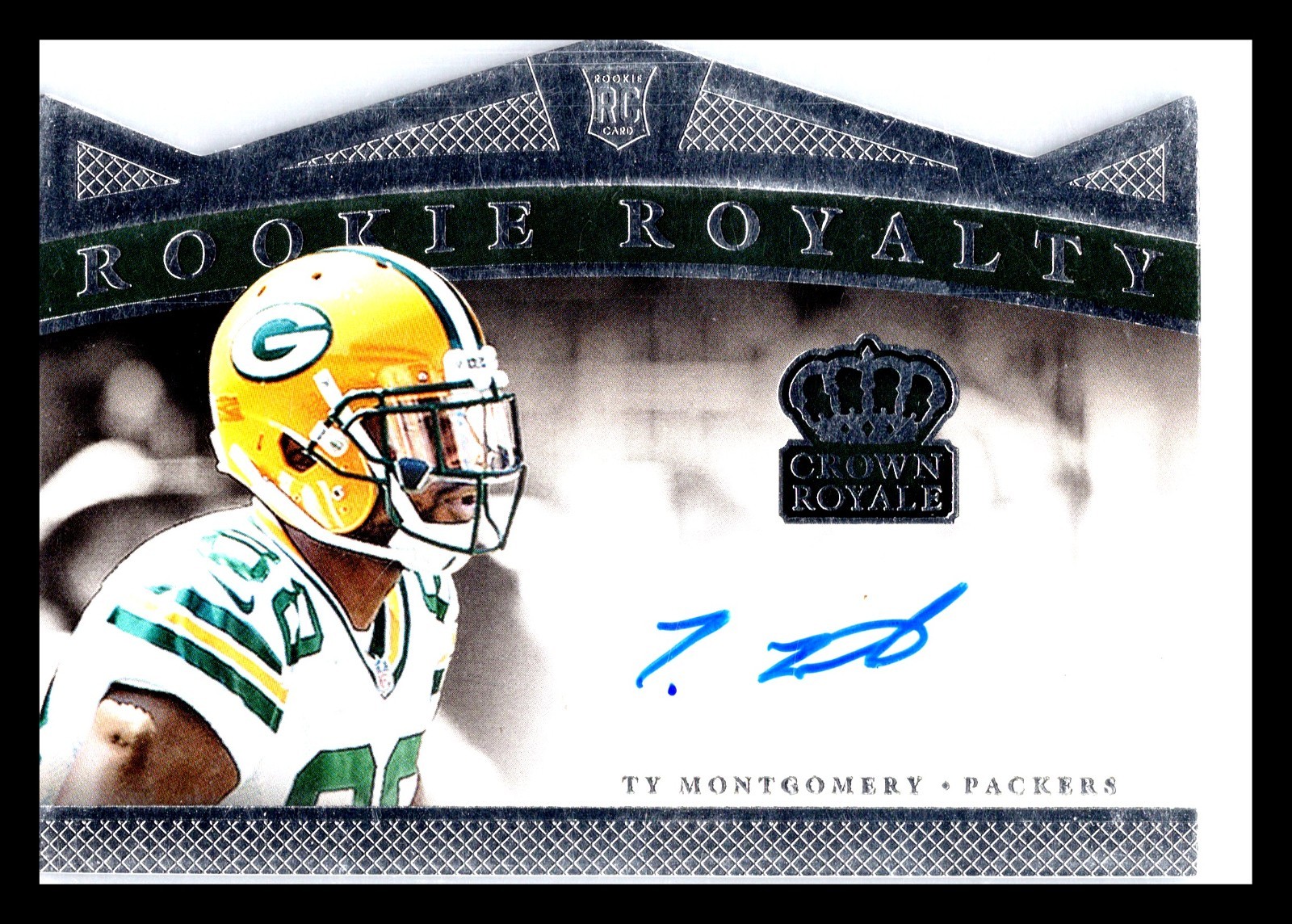 Ty Montgomery Panini Crown Royale Rookie Royalty Signatures #TM Base