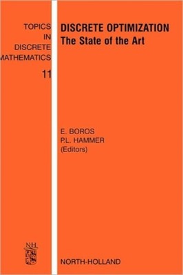 BOROS - DISCRETE OPTIMIZ   TDM 11  H - New hardback or cased book - X555z