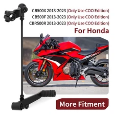 Gear Shift Lever Shifter Pedal w/ Change Rod Kit For Honda CBR500R CB500X CB500F